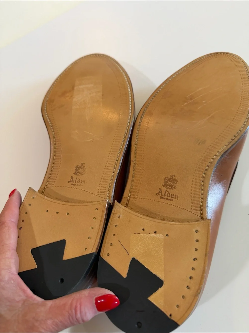 Alden Todd Snyder Tassel Loafers Chestnut Brown Sz 10.5. Bag7 See Pic